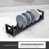 Nordic Wall-Mounted Carbon Steel Dish Drying Rack