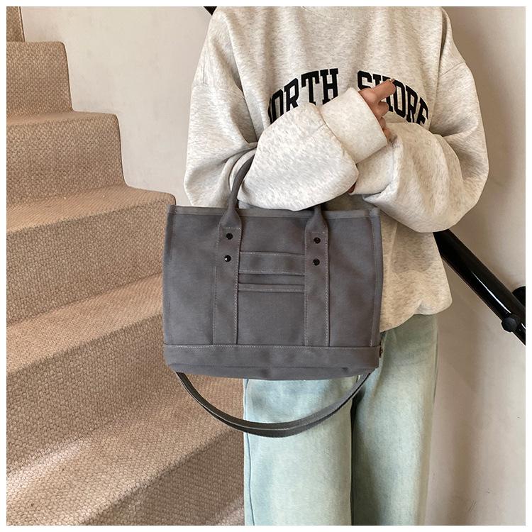 Large Capacity Casual Canvas Shoulder Tote Bag