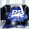 1PC Bulls Flannel Blanket, Use for Birthday/Holiday Gift, Soft Blanket for Sofa/Bed/Camping/Office/Tourism Use,All Seasons