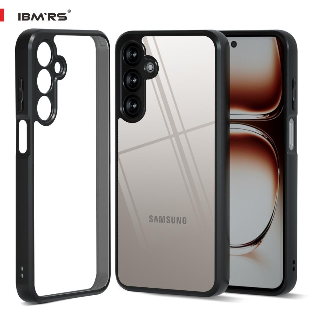 (Comes with Wrist strap)IBMRS Genuine Official Stand for Samsung Galaxy M35 Case,Shockproof Matte Translucent Phone Case, Camo Black