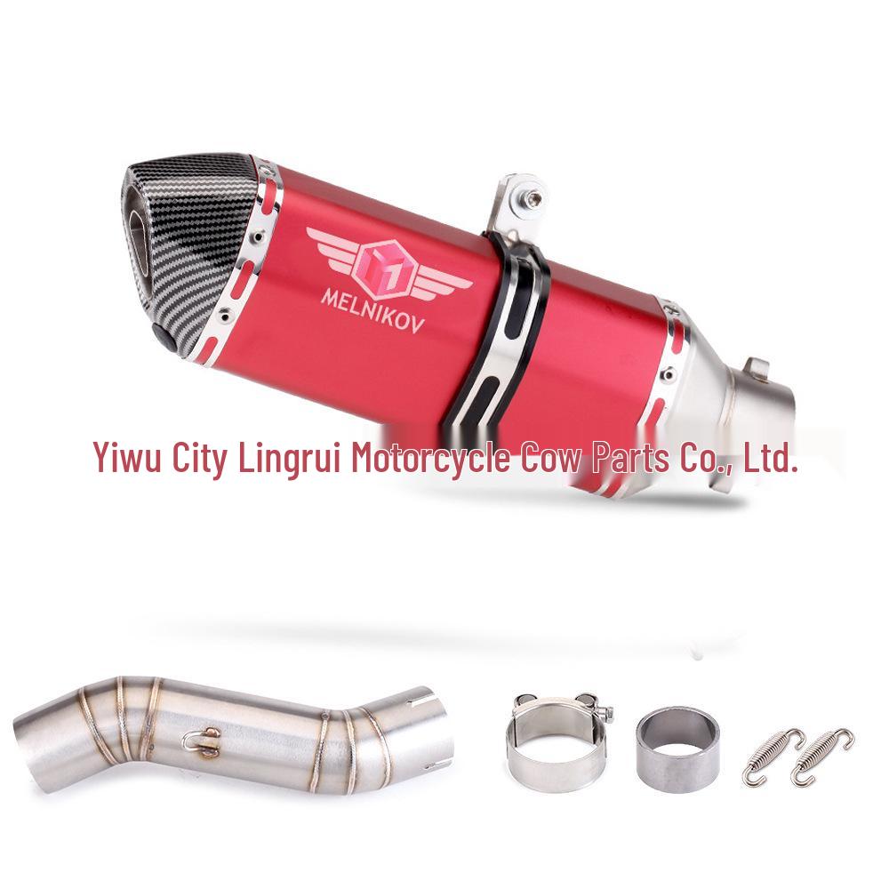 Flame Motorcycle Exhaust Pipe for CBR500F, CBR500X, CBR400F - Modified Middle