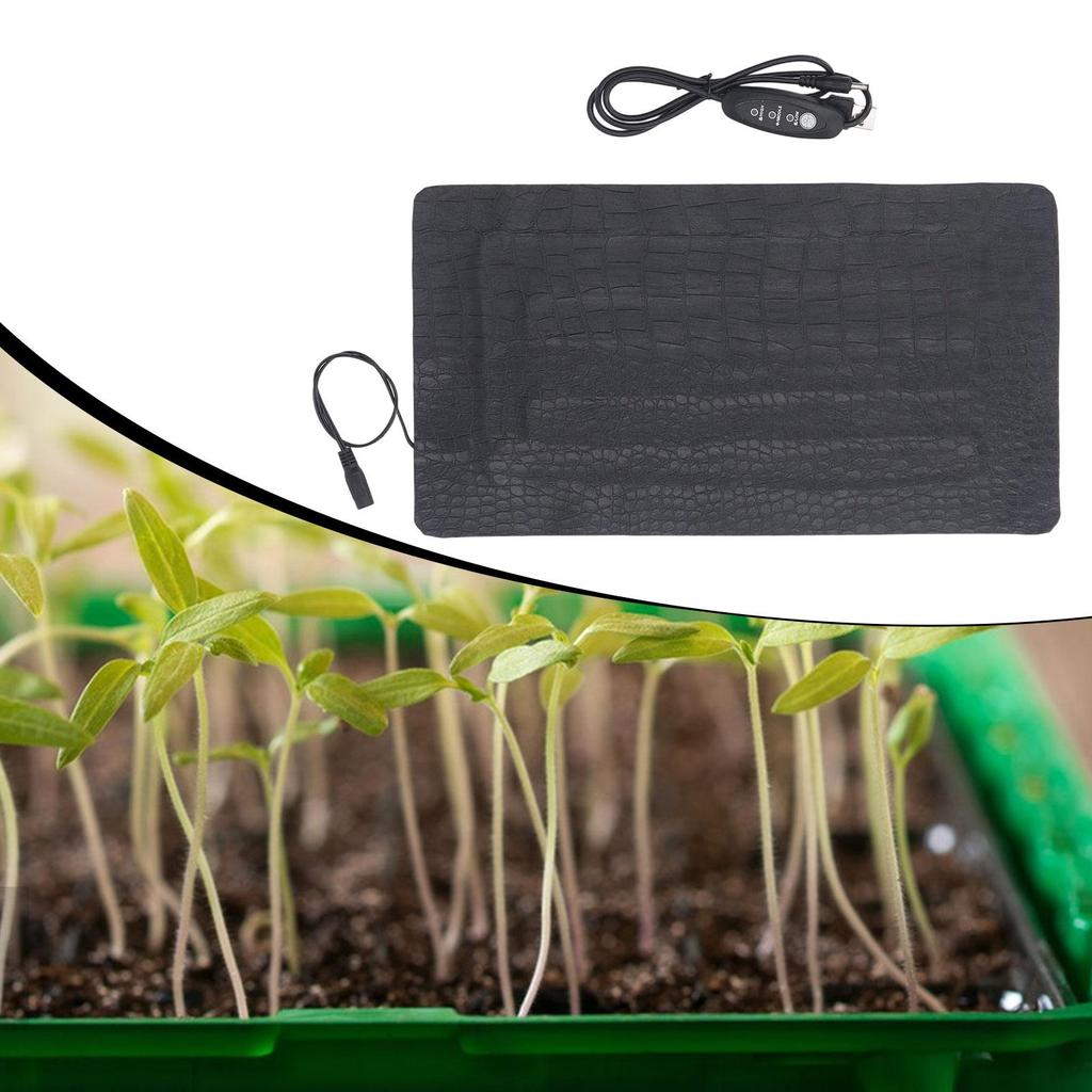 Plant Heating Mat Adjustable Hydroponic Warm Pad Waterproof Rooting Station for Seedling Germination