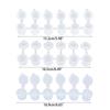 Convenient Storage Container 6Strips 3ML Empty Paint Strips Art Supplies