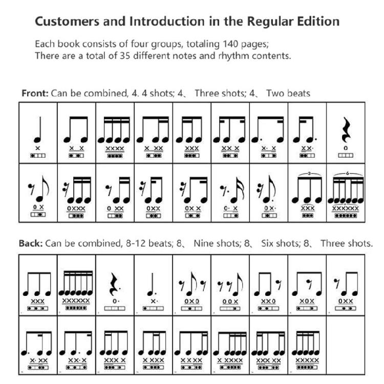 Musicians Training Cards for Rhythm Learning Experiences Essential Rhythm Masteries Cards Learning Tool for Musicians