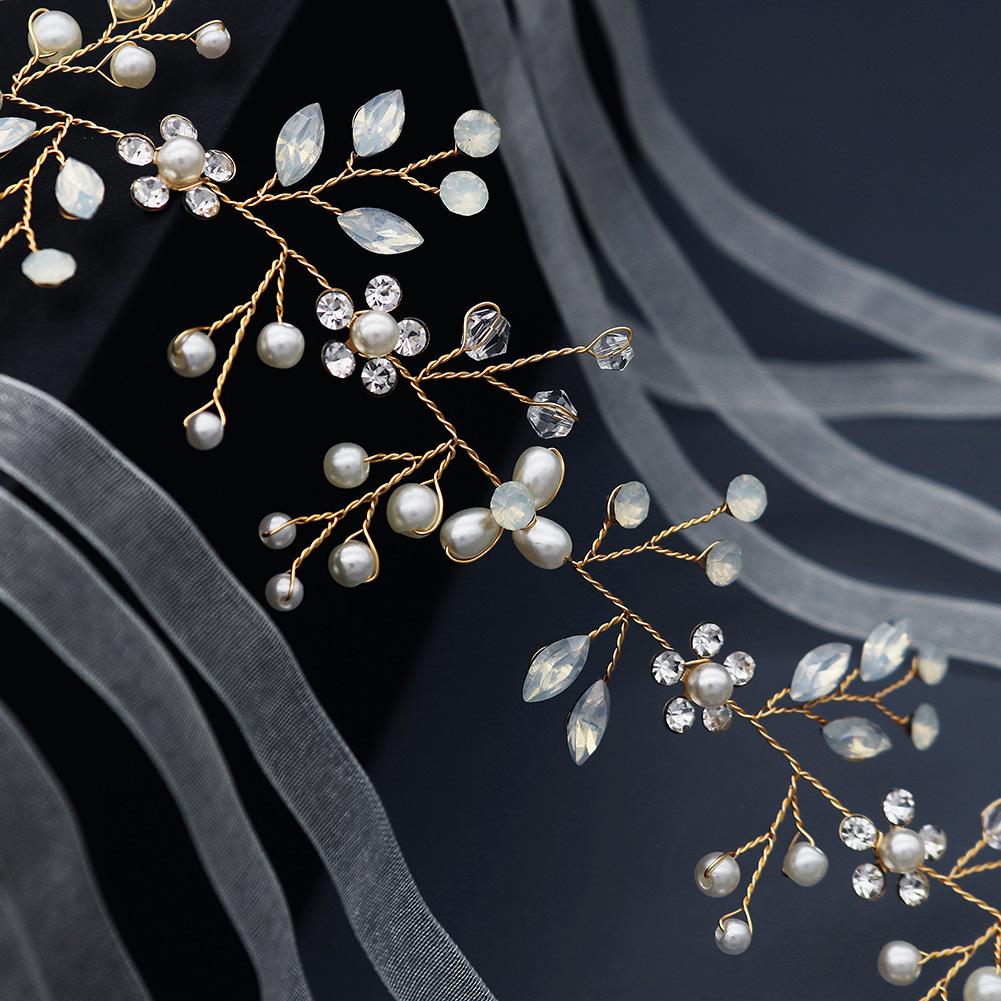 Handmade Pearl Flower Bridal Belt Wedding Dress Runway Waist Accessory For Photography And Photo Shoots
