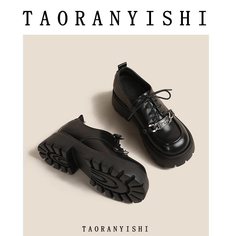 Thick-soled thick-heeled waterproof table for small single shoes for women, and the height will increase in spring for women with small size 333.