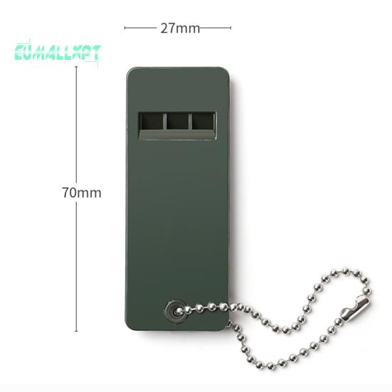 2Pcs 3-Frequency Whistle Keychain High Decibel Survival Camping Hiking Emergency Tool