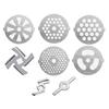 Meat ,Meat Plate Discs ,Stainless Steel Food Accessories for Stand Mixer and - 8pcs