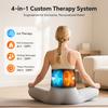 Cordless Warm & Cold Compress Air Compression Waist Belt Heating & Ice Pack Therapy Waist Massage Belt Back Lumbar Support Brace