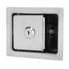 Toolbox Latch Stainless Steel Flush Mount Tool Box Latch Paddle Lock with 2 Keys for RVs Trucks