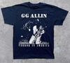 Sällsynt! GG Allin Terror in America T-shirt Full storlek S till 5XL Unisex T-shirt