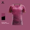 Kelme Maglia Allenamento Calcio Manica Corta Uomo Nuova Scollo a V Top Calcio Running Sport Basket Traspirante Asciugatura Rapida T-shirt