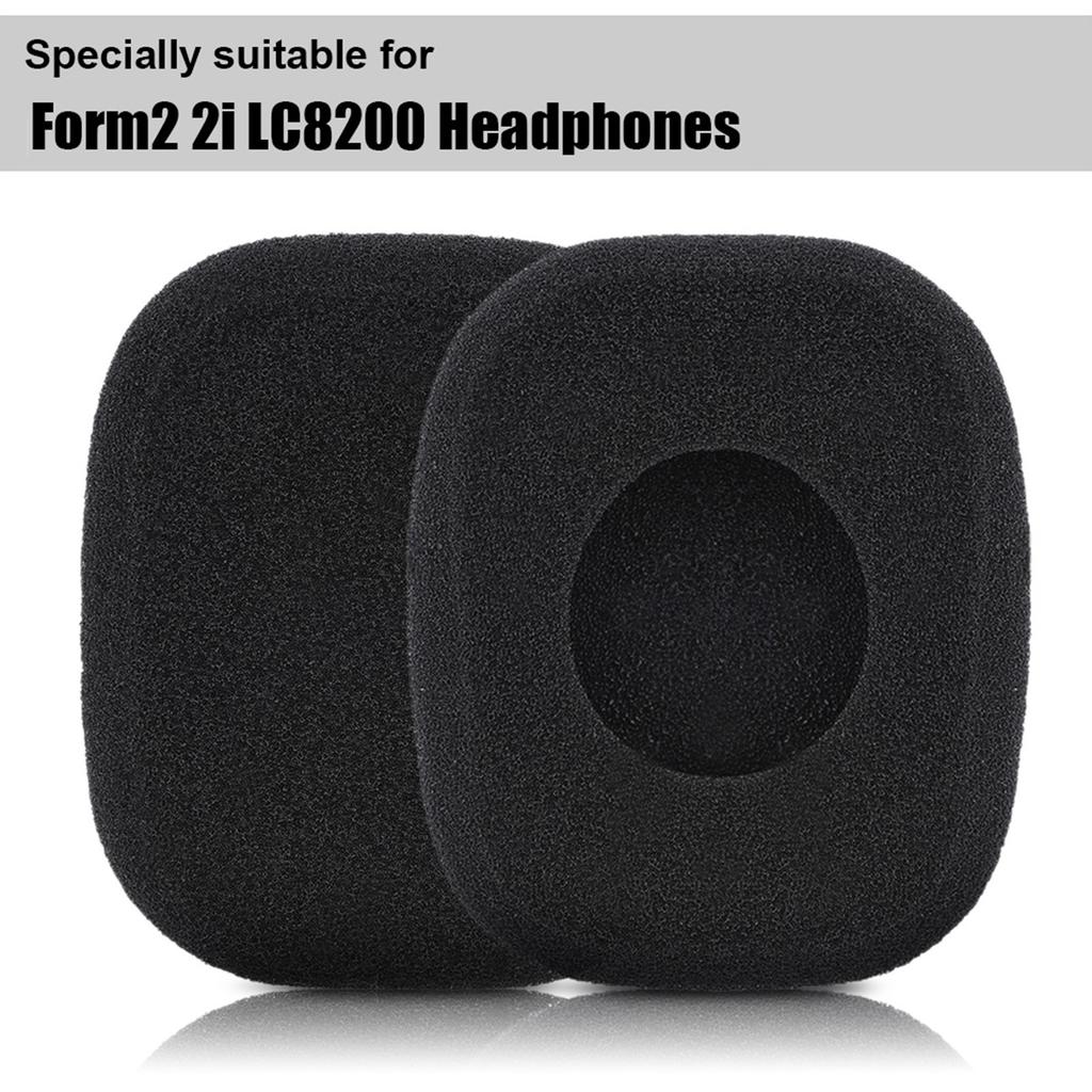 Square Foam Headphone Covers Breathable Headphone Earpads for Form2 2i LC8200