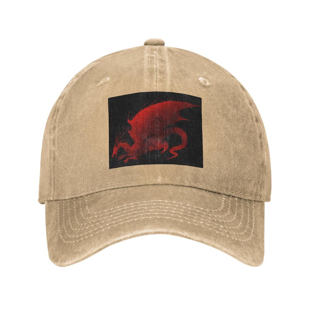Dragon Age Origins Blood Dragon V2 Denim Cap Casual Baseball Caps Adjustable Hat Summer Unisex Baseball Hats