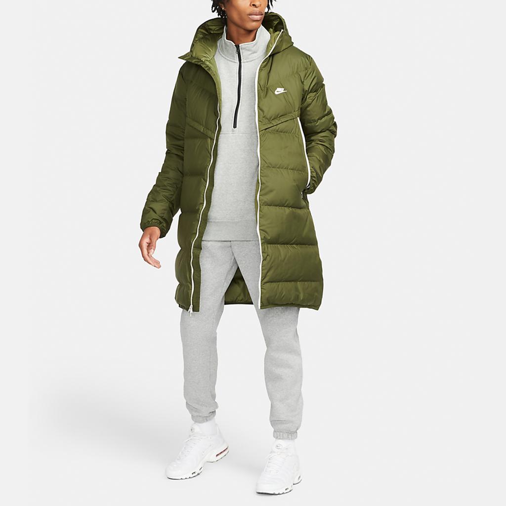 New Nike Down Jackets Men Army Green DD6789-326