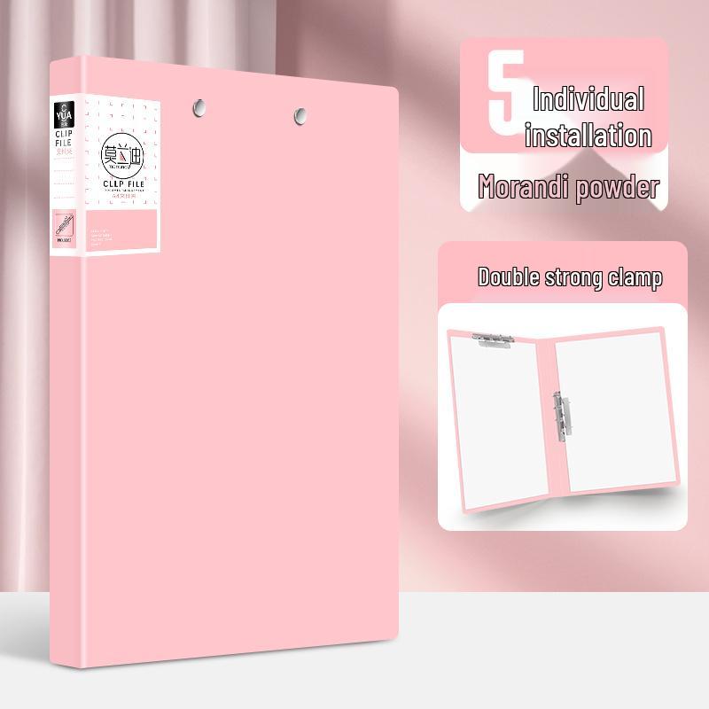 Thickened Test Paper Data Folder: Durable Clipboard for Students and Offices