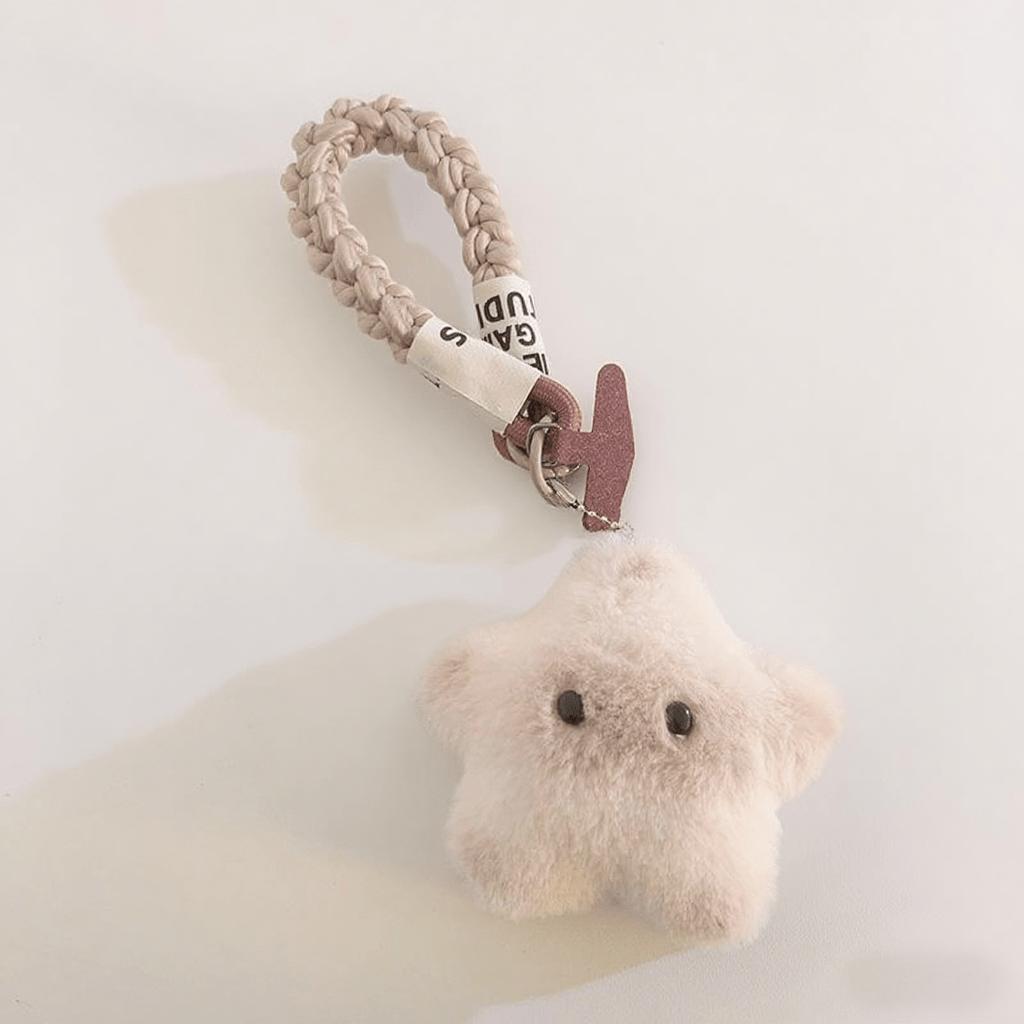 

Star Charm Phone Strap - Bag Accessory, Twist Rope Wristband, Universal Versatile Clip for Phones/Bag/Keychain