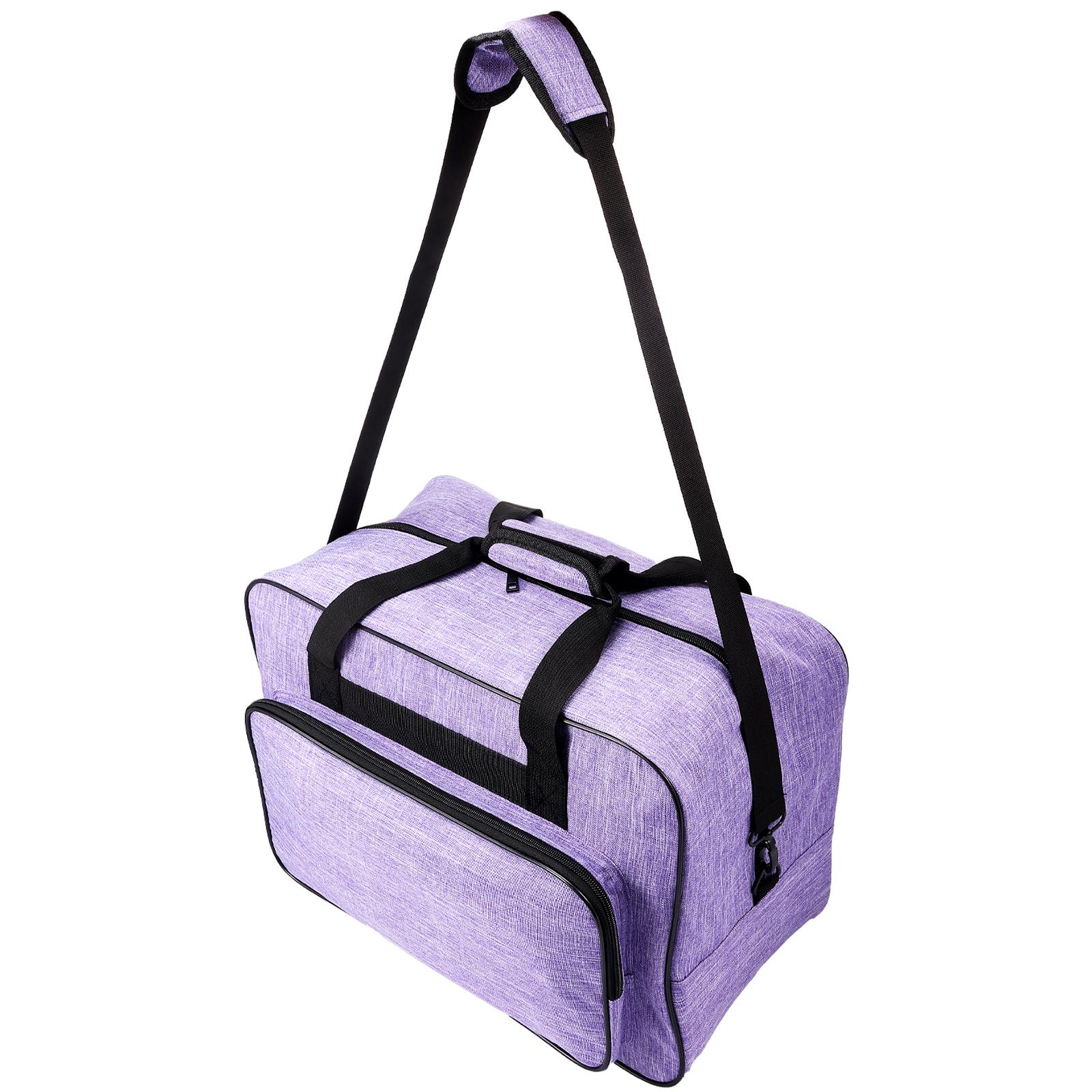 Portable Sewing Machine Carrying Bag Large Dustproof Protective Case with Storage Pockets Travel Bag Threads Sewing Accessories фиолетовый 6480₽