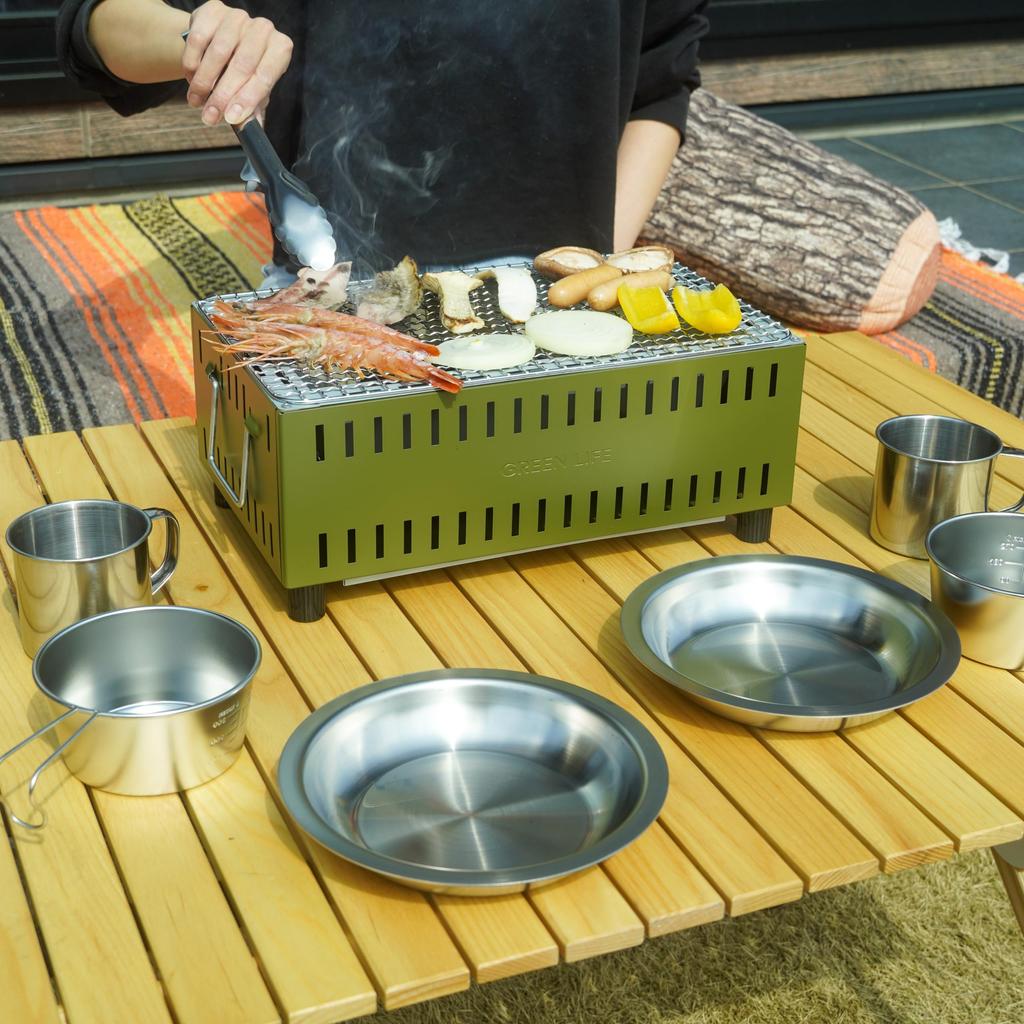 GREEN LIFE Compact Tabletop Cicilline Olive Green X X H15cm UC-350 (OG) Body/Approx. W36.5 D21.5