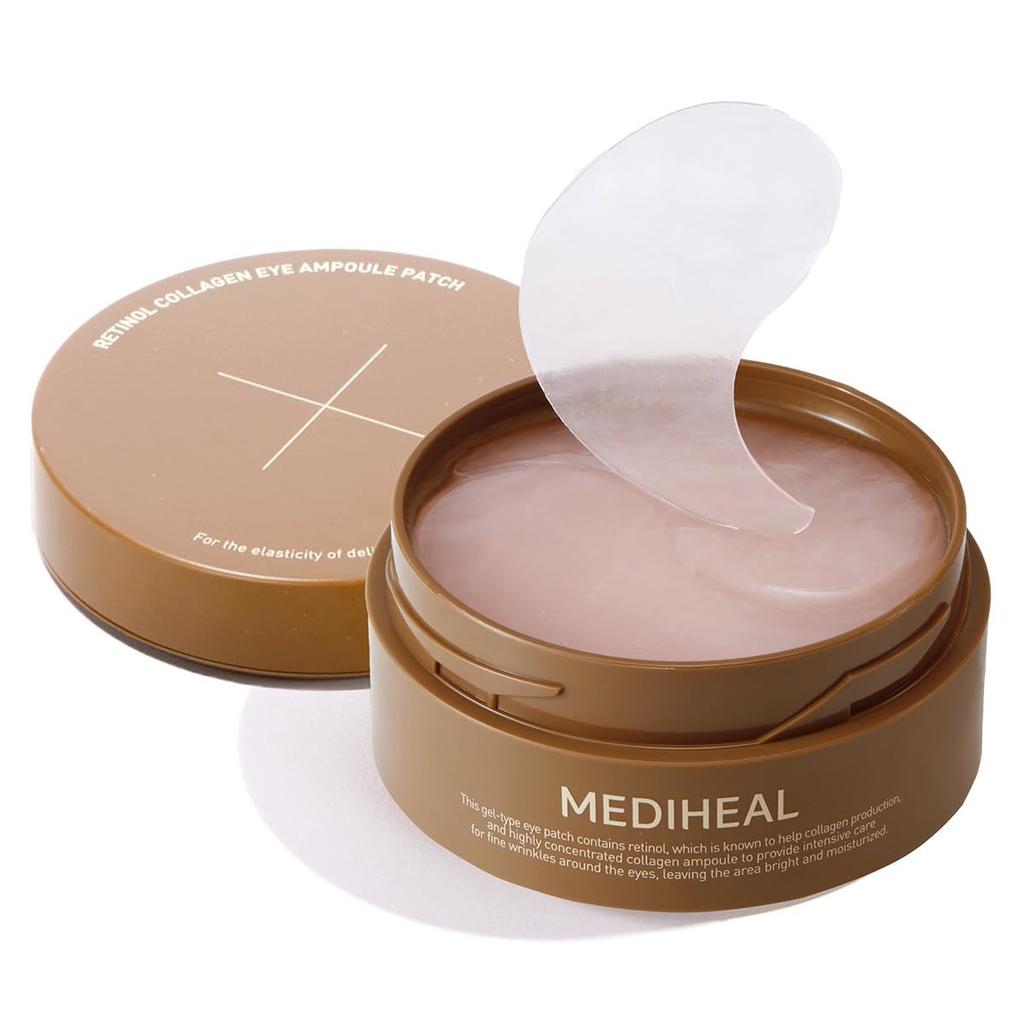 MEDIHEAL Retinol / Vita Collagen Eye Ampoule Patch 60sheets (103g)/ Anti-Aging, Moisturizing, Korean Cosmetics, Kbeauty