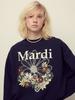 [mardimercredi] Sweatshirt Flowermardi Jardin_Navy Ivory