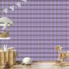 Purple Check Wallpaper in Purple, Lavender and Gray 50x1000