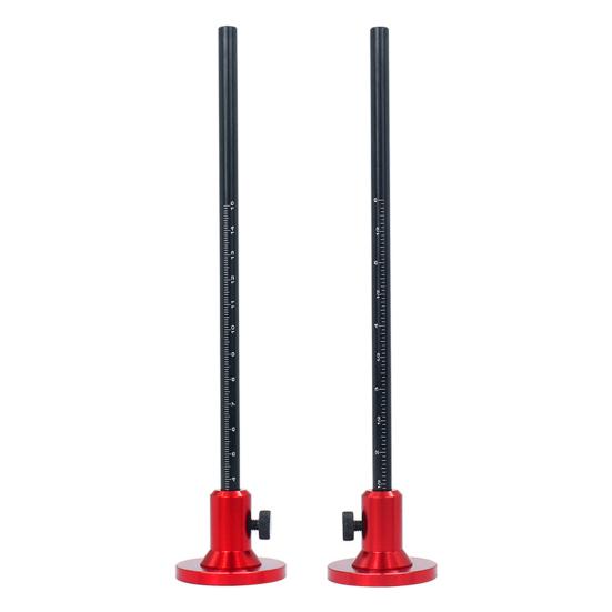 Woodworking Scriber with Dual Scale Adjustable Mortise Marker Aluminum Alloy Wear-resistant Scriber for Precision Marking