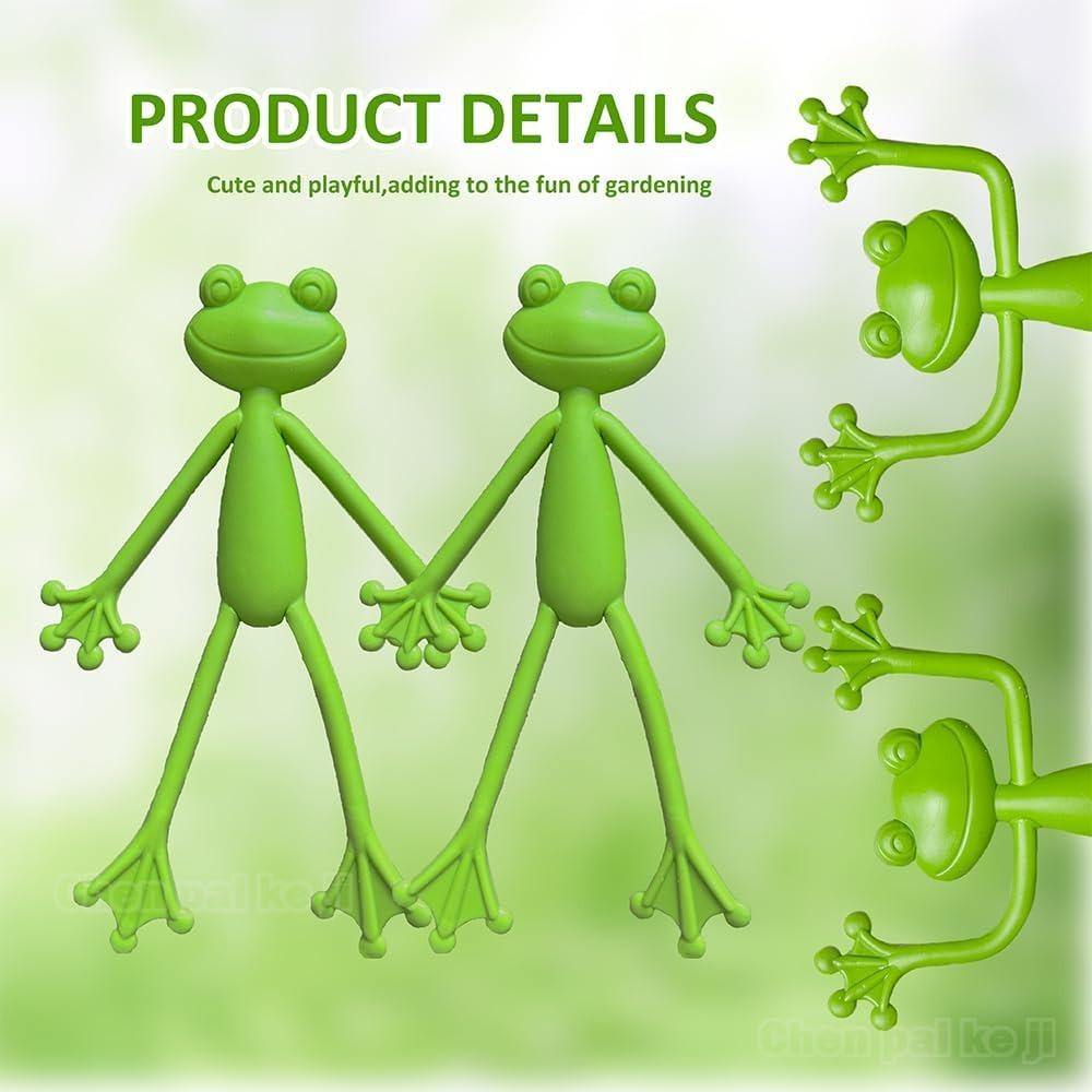 10pcs Frog Plant Stand Frog Plant Holder Flower Pot Hugger Plant Climbing Fixture Clips Cute & Stable Support Make Your Plants Stand More Upright
