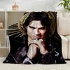 1PC Vampire Movies Flannel Blanket Gift, Suitable for Both Men And Women, Soft Ideal for Beds And Sofa, Birthday Or Christmas Gift