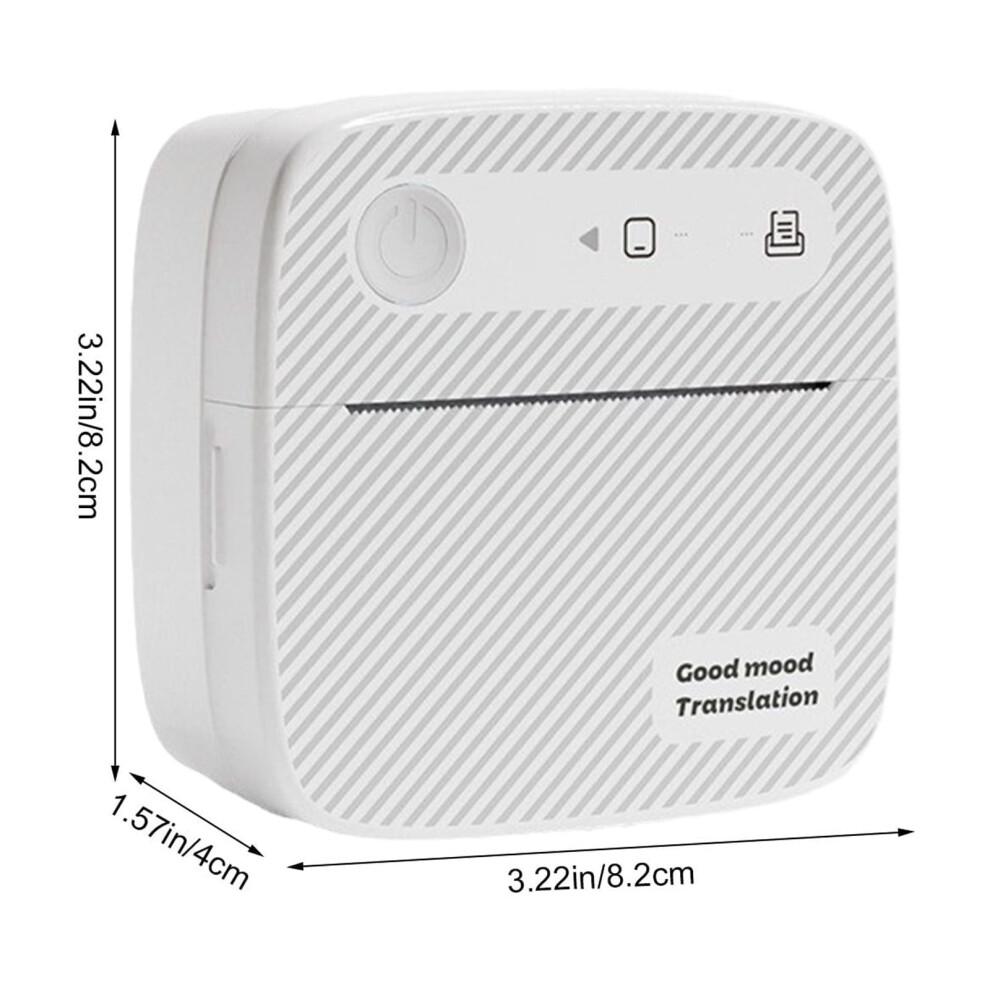 WICVIK Portable Thermal Label Printer, Wireless Bluetooth Mini Printer for Home Travel, compatible with Shipping Labels & Photo Stickers