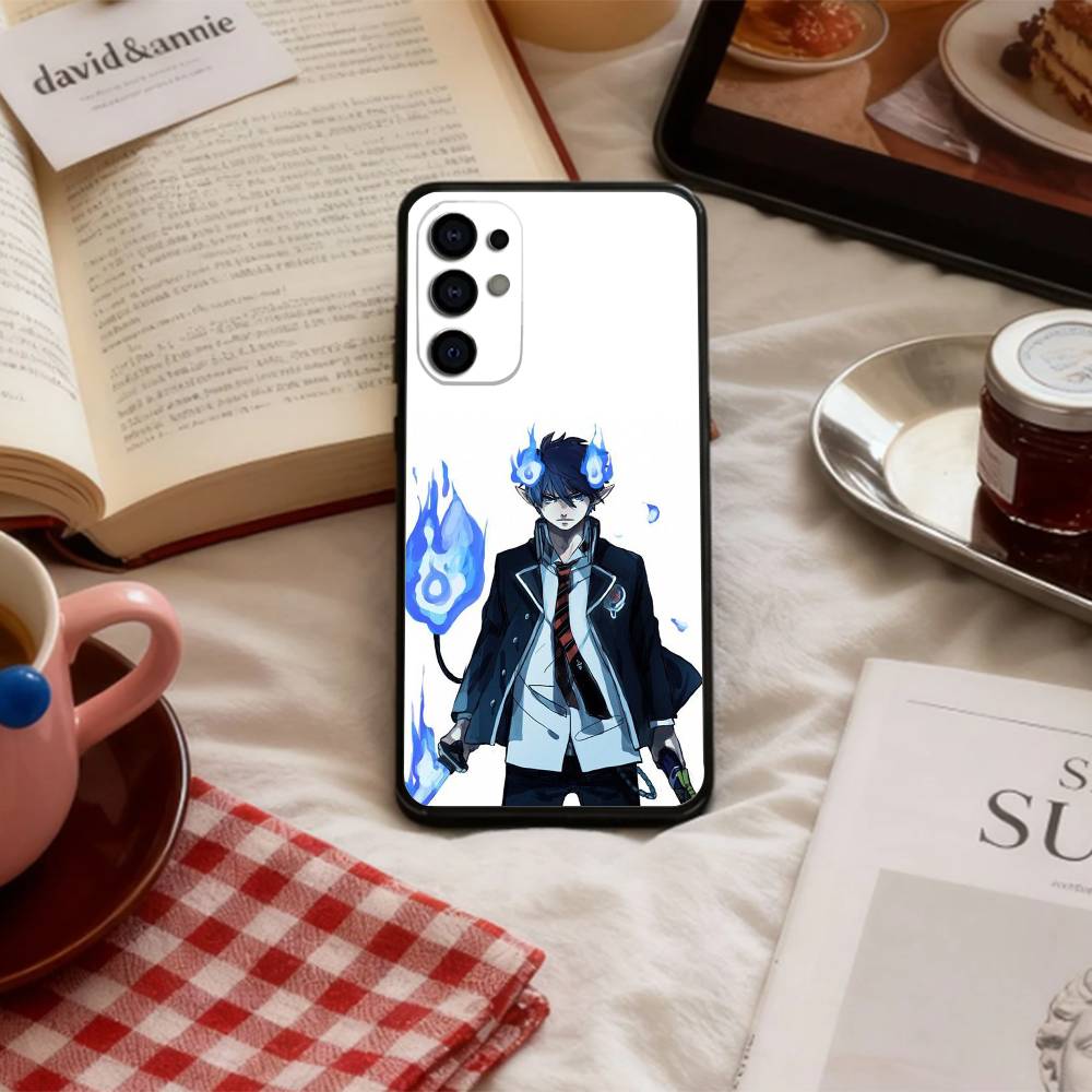 Blue Flame Blue Exorcist   Phone Case For Samsung S 25,24,23,22,30,21,10,9,Ultra,Plus,Lite,FE,4,5 G Soft Black Case