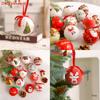 Christmas Theme Pattern Foam Ball Pendant Family Festival Decoration Props For Holiday Tree Decor And Festive Display