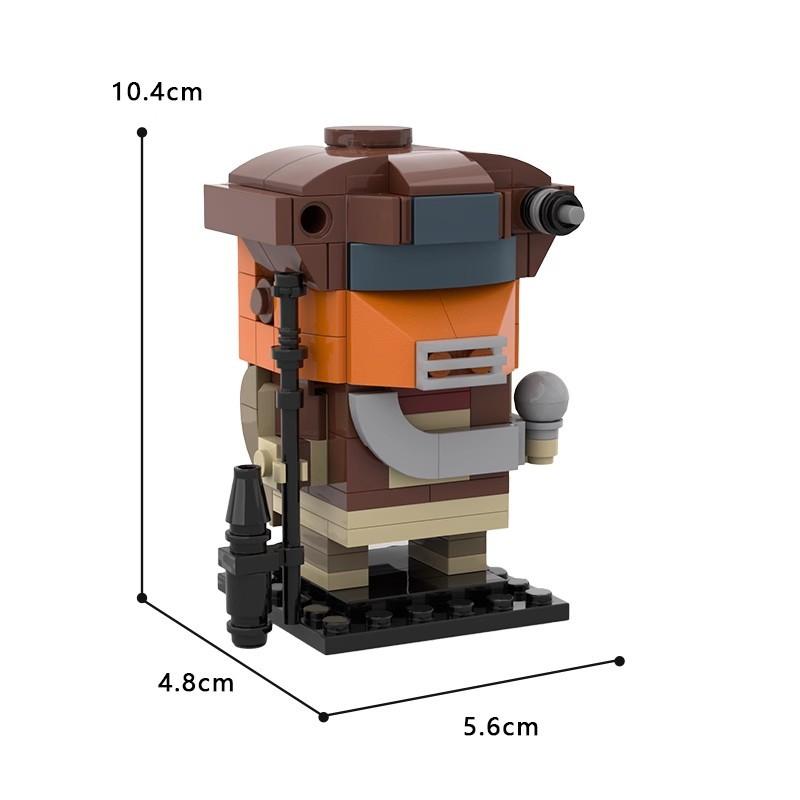 Building Block Compatible With 35524 Bounty Hunter Bush, Bush Planet Series Building Block Periphery