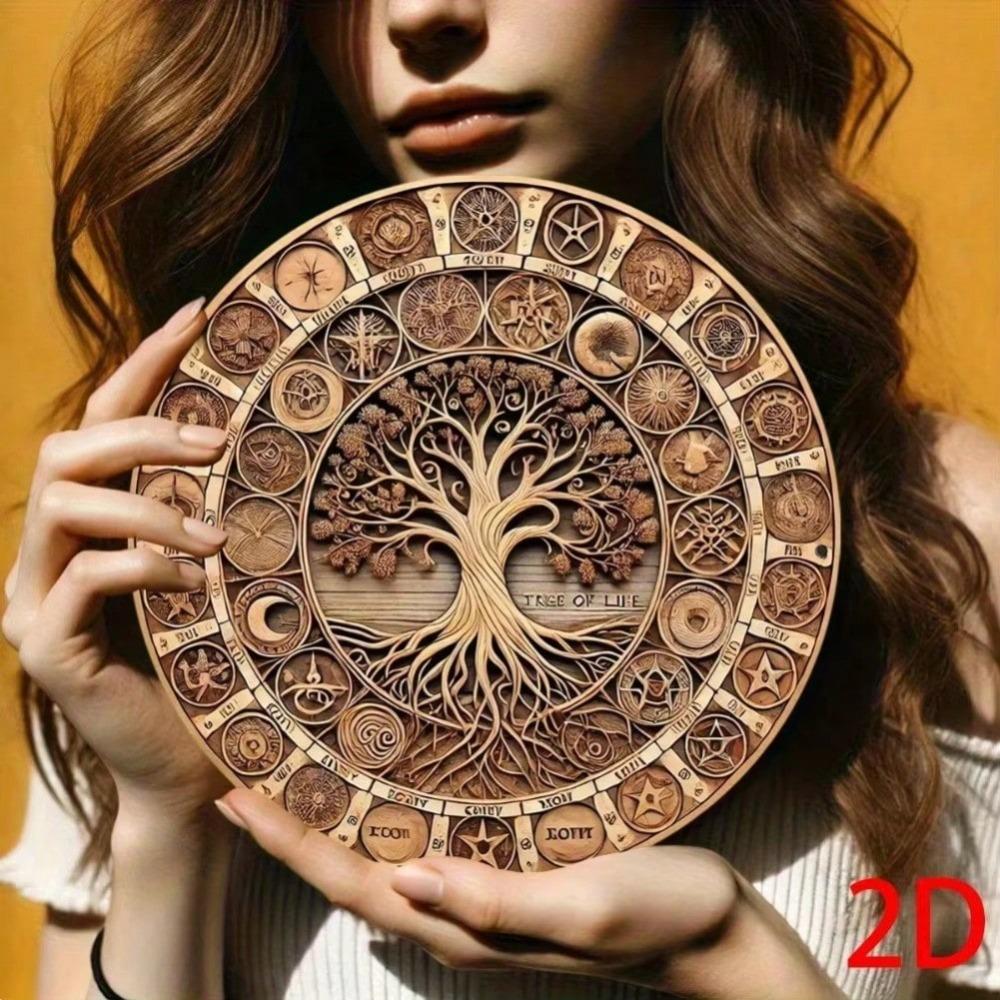 Vintage Metal Tree of Life Wall Art Iron Painting Home Decor