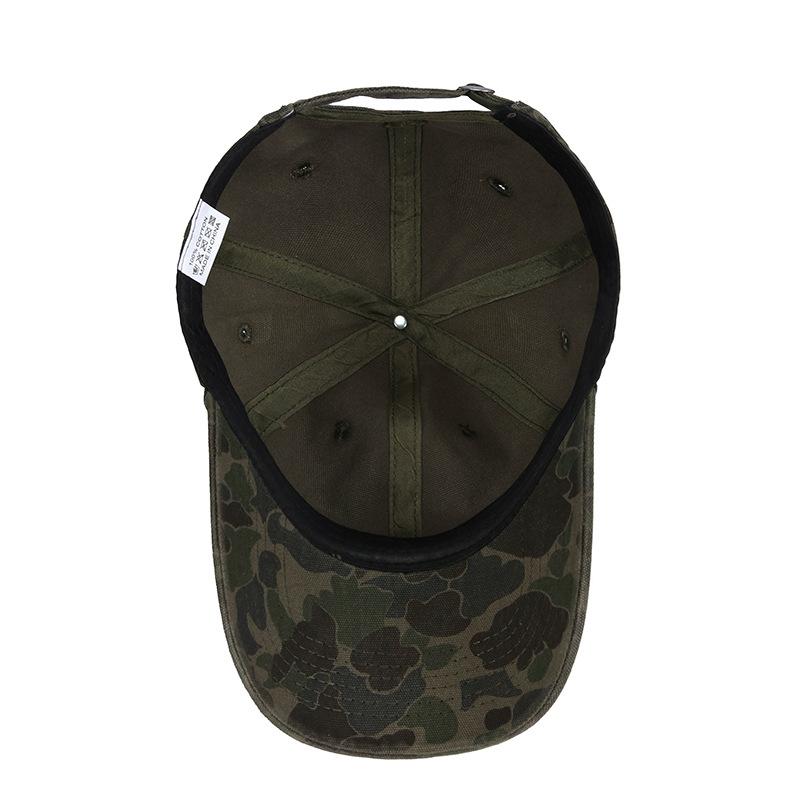 Sport Retro Camouflage Baseballkappe Herren und Damen Vielseitig Weiches Oberteil Sonnenschutz Sonnenhut Kappe Trendiges Tooling Wind Outdoor