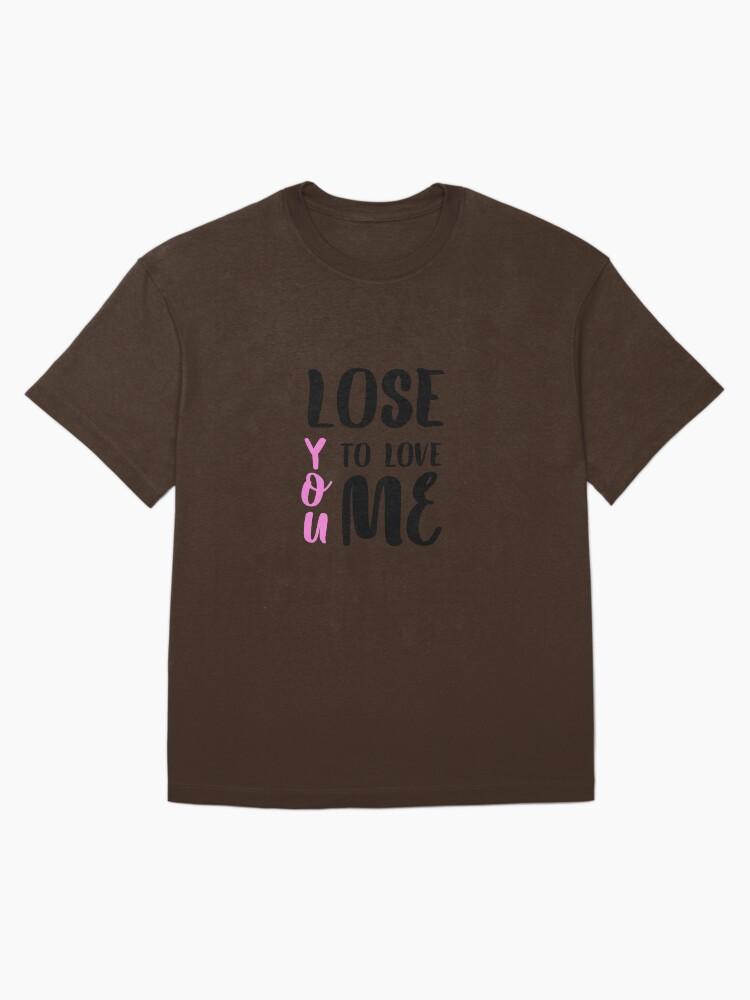 Lose You To Love Me Zitat Selena Gomez Oversized T-Shirt