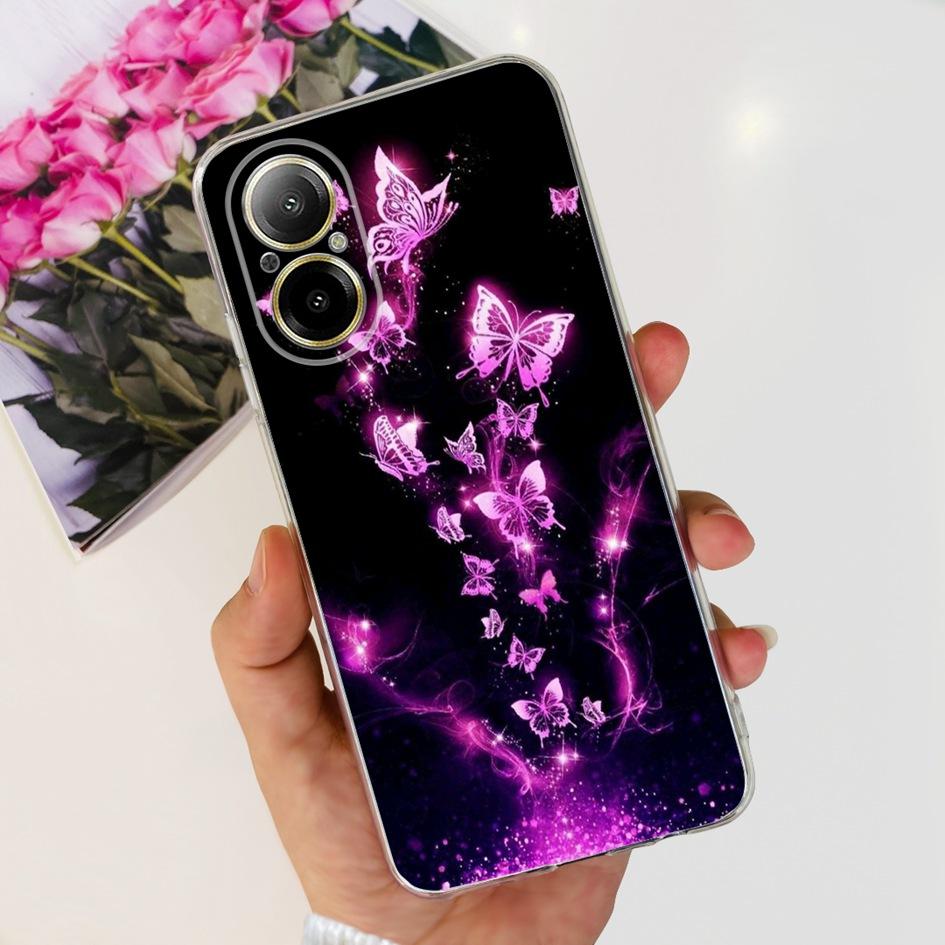 For OPPO Realme C67 4G Case Cute Cartoon Clear Soft Silicone Back Cover For Realme C67 4G RMX3890 C 67 RealmeC67 Shockproof Case