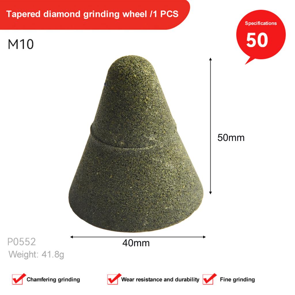 Grinding Wheel Conical Diamond Grinding Wheel Chamfering Drill Bit M10  Engraving Polishing Trimming Suitable For Stone Tile