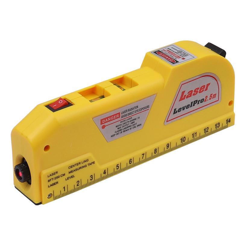 4-in-1 Portable Laser Level Ruler with Tape Measure and Infrared Level Tool