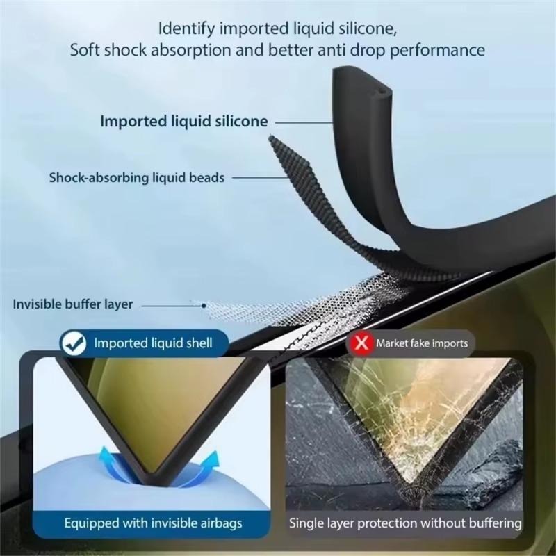 Magnetyczne Etui na Telefon z Płynnego Silikonu Kompatybilne z Magsafe Dla Samsung Galaxy S26 S25 Ultra S23 S24 FE S22 S21 Plus Odporne na Wstrząsy Pokrowiec