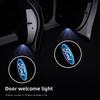 2Pcs LED HD Car Door Wireless Welcome Light Projector Lamps For Ford Focus Fiesta Puma Ranger Kuga MK7 MAX F150 VG1