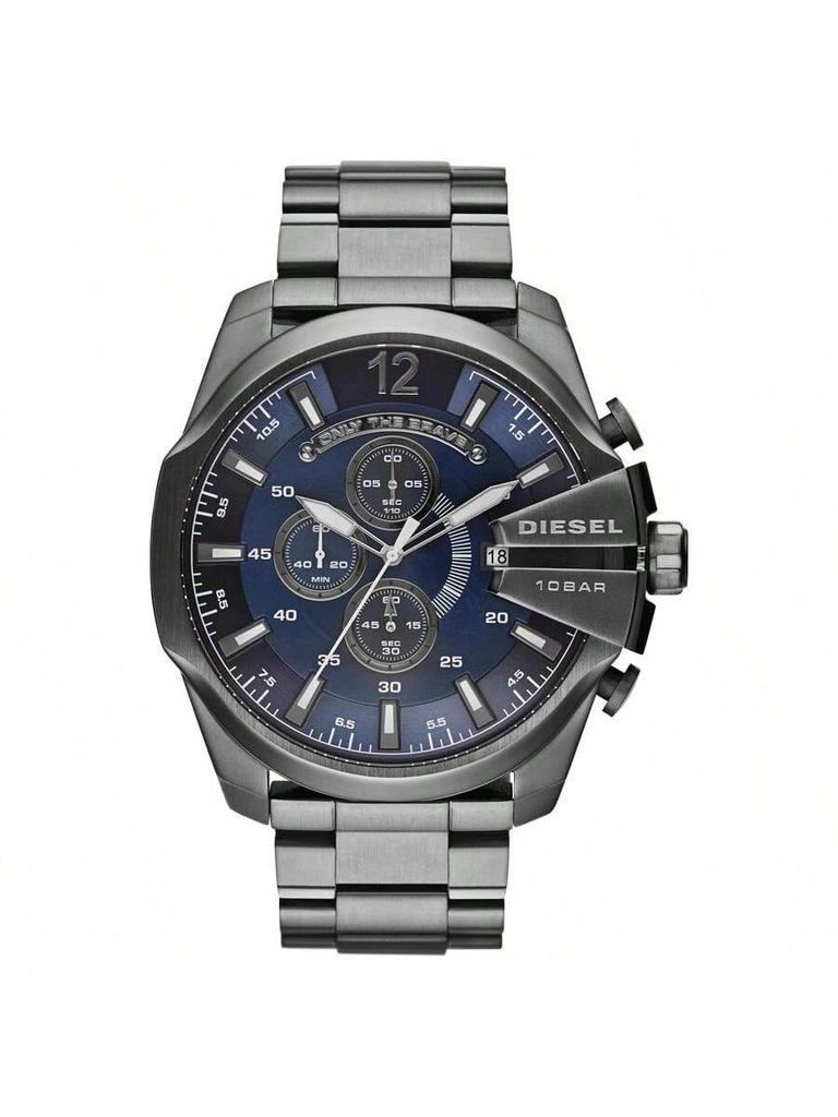 Diesel Men's Quartz Chronograph Watch, 51mm Dial, Stainless Steel Bracelet, Suitable for Formal Occasions DZ4329