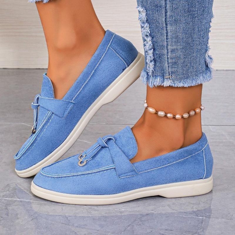 New Large-size Single Shoes, One-pedal Cover-foot Lazy Shoes