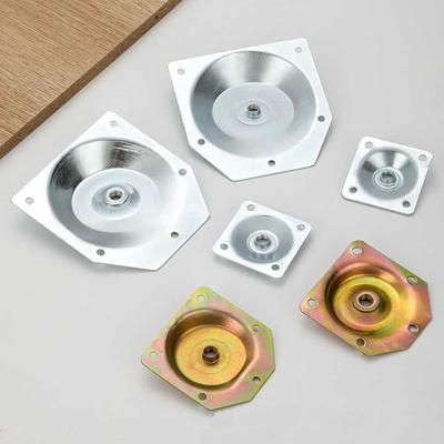 Hardware Sofas Chairs Mounting Plates Galvanized Iron Legs Fixing Plate Table Feet Set