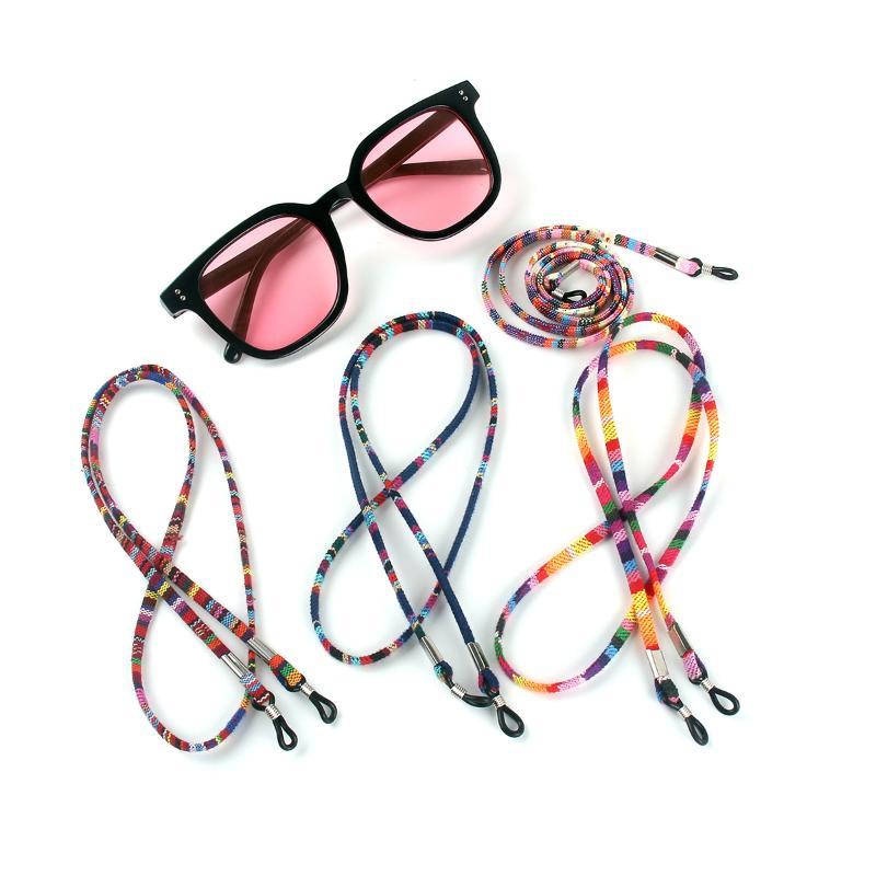 Boho Glasses Sunglasses Cotton Neck Strap High End Ethnic Rope Glasses Fixing Hanging Neck Chain Women Men Eyeglasses Straps