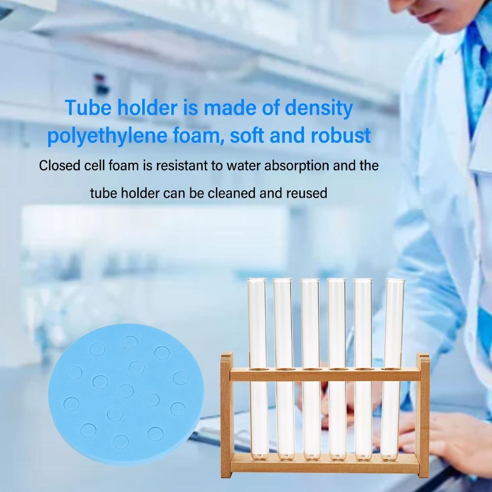 20Pcs Flexible Floating Tube Rack Bright Color Water Bath Float Foam Tube Float Water Bath Heating