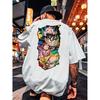 Dragon Ball Super Japanischer Anime Herren Damen Sommer T-Shirts Lässig Sport Fitness Locker Übergroß Bequem Baumwolle Kurze Ärmel