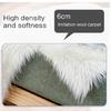Doppelherzform Fluffige Teppiche Fuzzy Kunstwolle Teppiche Sofakissen Wohnzimmer Schlafzimmer Dekorative Bodenmatten