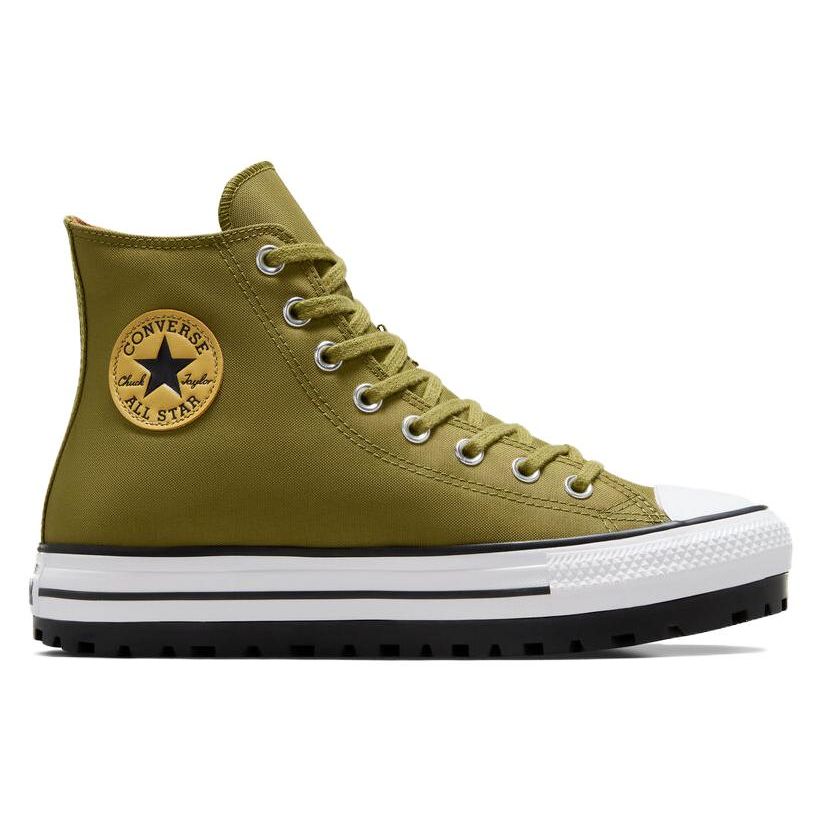 Converse Chuck Taylor All Star City Trek Comode Versatili Resistenti Ammortizzanti Scarpe Alte in Tela Sneakers Unisex Verde A05582C