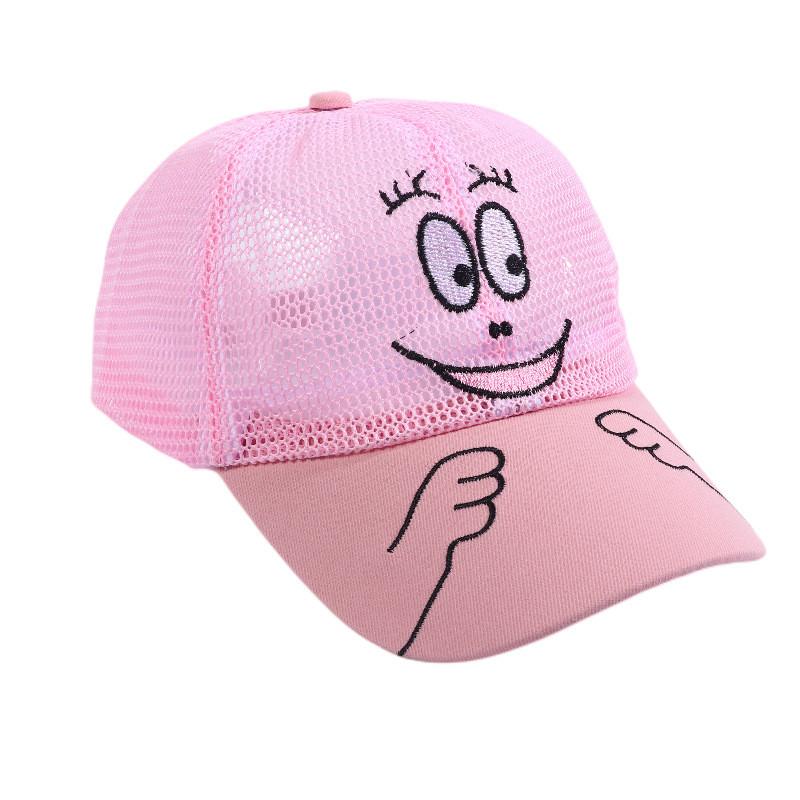 

Baby Boys Girls Summer Mesh Fedoras With Sun Protection For 3 To 8 Year Olds рожевий